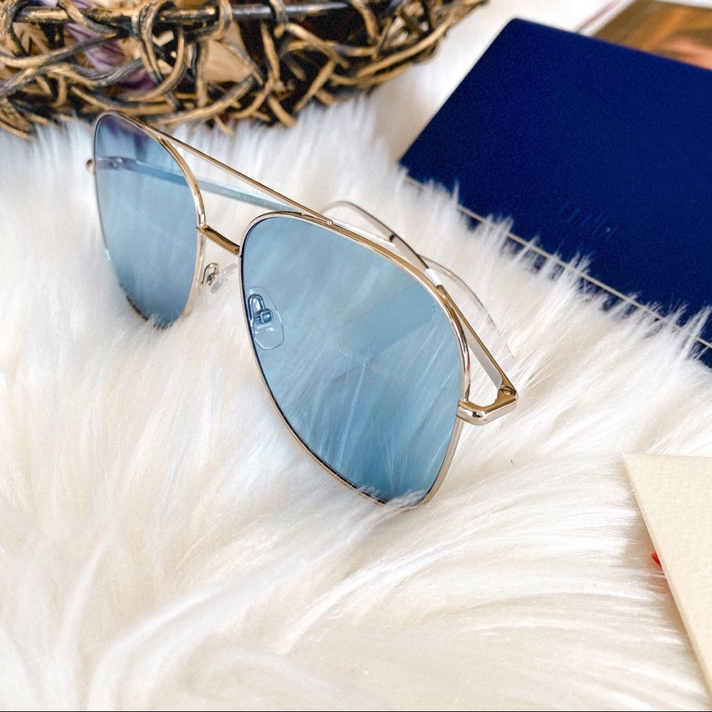 Fendi 59mm Holographic Aviator Sunglasses - Picture 2 of 8